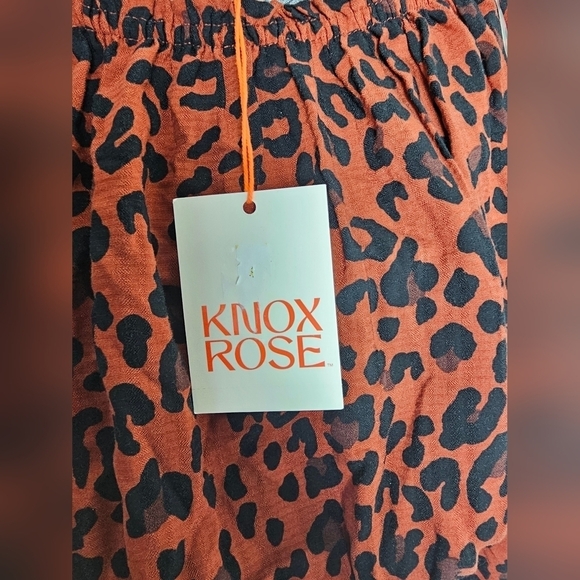 Knox Rose 3/4 Sleeve Mini Dress | Brown Leopard Print | MEDIUM - Picture 6 of 7